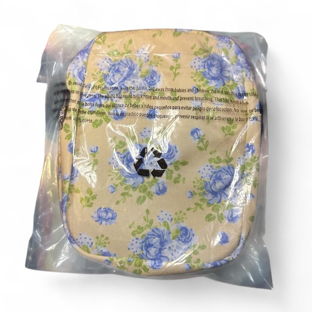 NWT RARE DUMBGOOD The Shining Twins Floral Wallpaper Mini Messenger Bag — OS - Picture 7 of 7